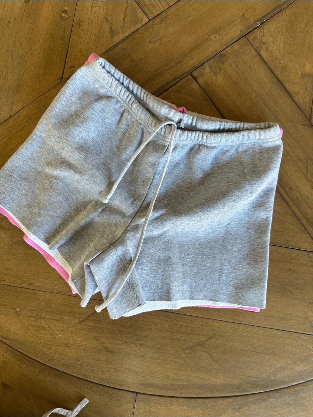 Skims Classic Fleece Shorts Bundle Of 3 Heather Gray Pink Womens XS Loungewear - Picture 3 of 7